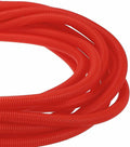 DMiotech 20ft Wire Loom Split Tubing 3/4 Inch(19.1mm) ID, Cord Protectors from Pet Flexible Conduit Cable Management for Office Home Garden, Red