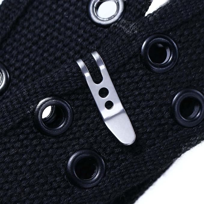 Silver Pocket Bag Suspension Clip Stainless Steel Bag Waist Belt Hanging Clip Mini Metal Key Buckles Portable Pocket Clips Outdoor Gadgets