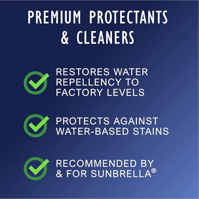 303 Products Fabric Guard – Water Repellent & Stain Shielding Fabric Spray, Safe for All Outdoor Upholstery, Easy to Use, Manufacturer Recommended, 1 Gallon, White
