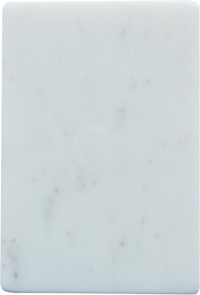 Bloomingville Marble Box Storage Container with Lid, White