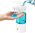 Automatic Liquid Soap Dispenser Touchless, USB Rechargeable Smart Hand Soap Dispenser, 4-Level Adjustable, 13.5oz/400mL Wall Mount for Bathroom Kitchen Dish Soap-Orange