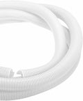 DMiotech 20ft Wire Loom Split Tubing 1 1/2 Inch(38.1mm) ID, Cord Protectors from Pet Flexible Conduit Cable Management for Office Home Garden, White
