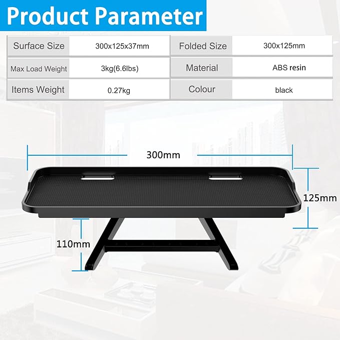TV Top Screen Shelf Speakers Mount Adjustable Computer Monitor Shelf Storage Bracket Mount Hold Cable Media Box, Game Console, WiFi Router, Plants, Remote Controls, Cellphone Stand, DVD Shelf