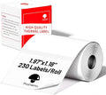 Phomemo Thermal Sticker Label for M110/M100/M108/M220/M250/M221 Label Printer,1.97"x1.18"(50x30mm), Name Labels for Kids, School, 230 Labels/Roll, Black on White | Square 50 x 30mm Name Thermal Stickers for Kids/School, 1 Roll, for Barcode/Address/Orga...