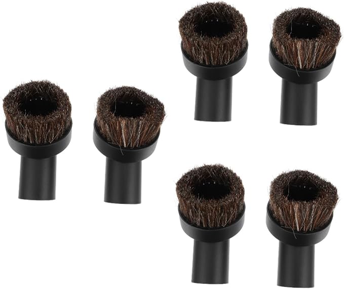 Zerodeko 6pcs Easy Attach Detach Vacuum Brush Nozzle for Hardwood Tile Upholstery Cleaning
