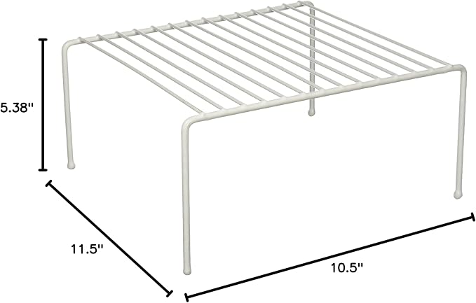 Panacea Grayline 40115, Medium Kitchen Helper Shelf, White