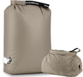 Travel Compression Laundry Bag, Pump-Free Vacuum Space Saver Bag for Dirty Clothes, Reusable Waterproof Wet Dry Bag, Travel Laundry Bag for Luggage, Packing, Suitcase (1 Pcs)(Gray, L)