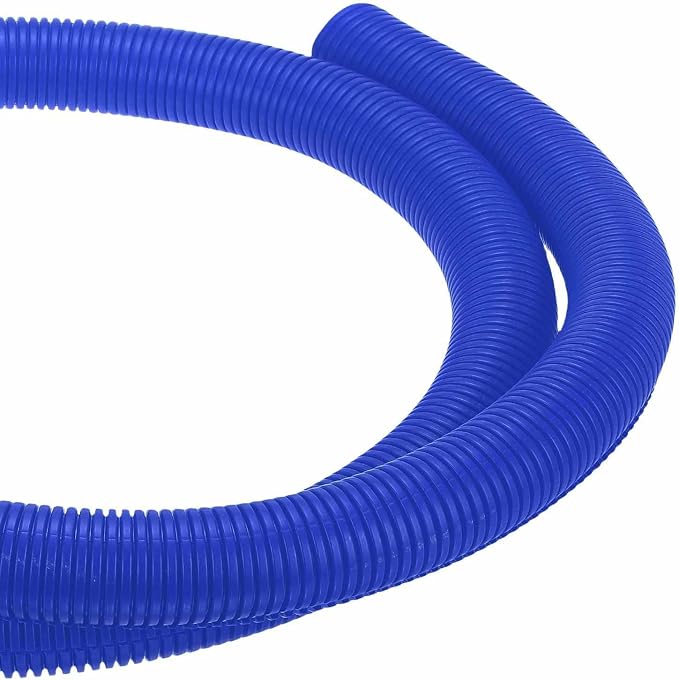 DMiotech 6.6ft Wire Loom Split Tubing 1 1/2 Inch(38.1mm) ID, Cord Protectors from Pet Flexible Conduit Cable Management for Office Home Garden, Blue