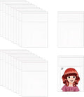 Tiny Clear Self Sealing Bags 2x2'' 500pcs Square Cello Baggies OPP Poly Cellophane Bags 1mil for Earrings Cookie Candy Beads Coins Screws Powder Pills Gifts Decorative