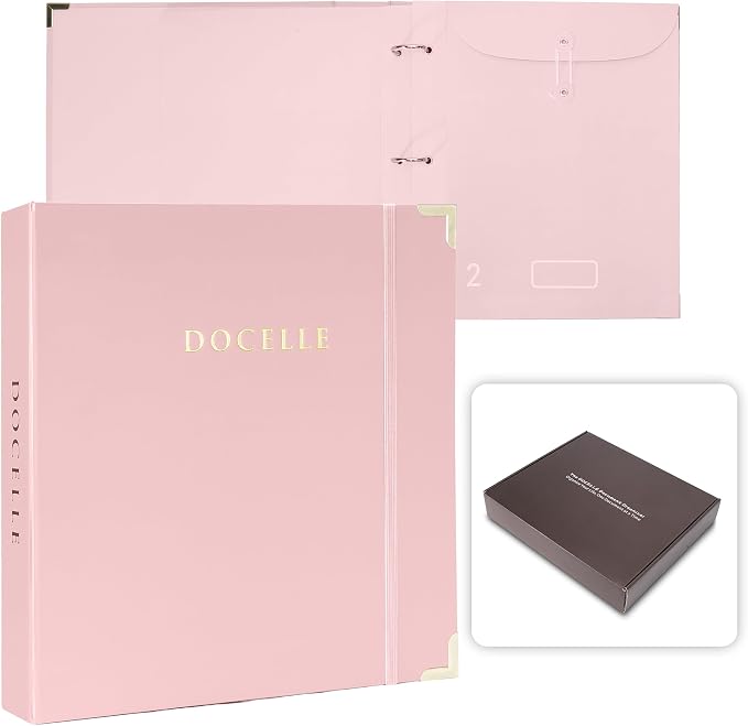 Important Document Organizer – Emergency File Folder Protect Your Family’s Legacy with 3-Ring and Label Pockets, Perfect for Home Office Filing and Gift Giving on Special Occasions