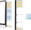 Monitor Memo Board Acrylic Sticky Note Holder Funny Duck Office Desk Decor with 100 Self Stick Note Pads My Ducks Don't Know What A Row is Quote