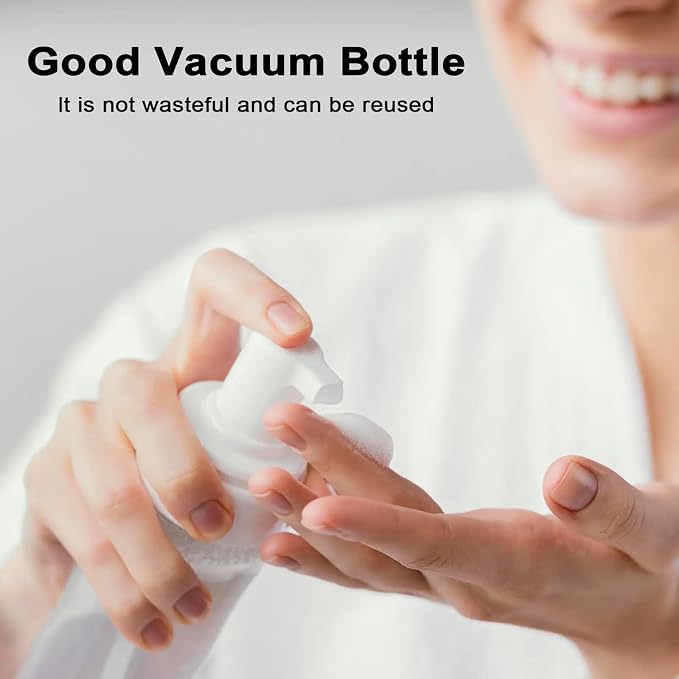 Autdor Foam Pump Bottle 3.5oz 2Pcs Foaming Soap Dispenser 100ml Foaming Spray Bottle Empty Travel Foam Bottle Clear Foam Dispenser for Hand Soap Toiletries Shampoo Lotion
