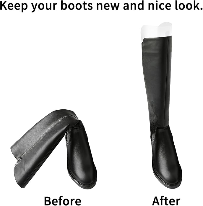 Luxdecor 32 Pieces (16 Pairs) 10/12/14/16in Boot Shaper Inserts Boots Form Stand Support Holder for Women and Men Organizer
