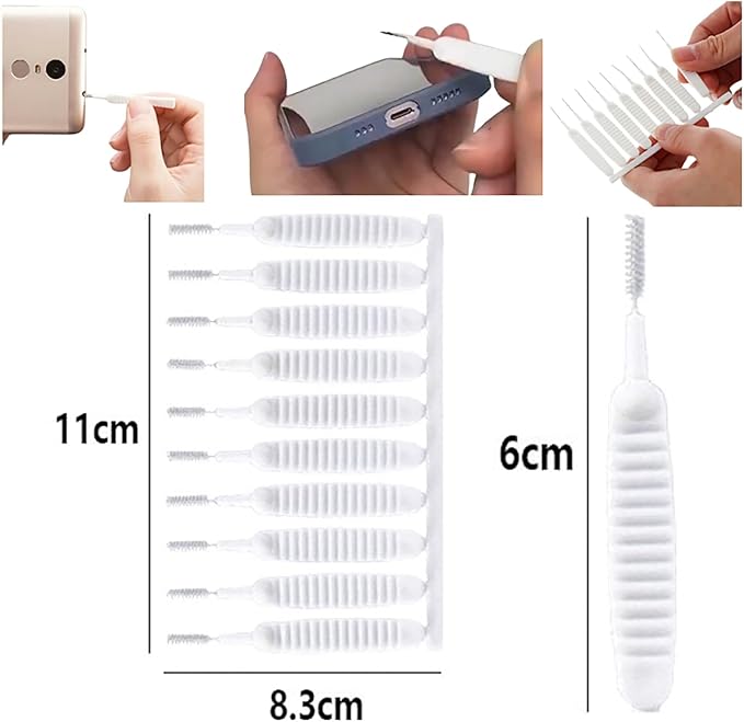Shower Head Cleaning Brush, 2026 Upgrade Shower Head Cleaning Brush for Small Hole Gap Hole Anti-Clogging Cleaning Brush Multifunctional Shower Head Cleaner Tool for Household (30pcs)