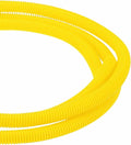 DMiotech 10ft Wire Loom Split Tubing 5/8 Inch(15.9mm) ID, Cord Protectors from Pet Flexible Conduit Cable Management for Office Home Garden, Yellow