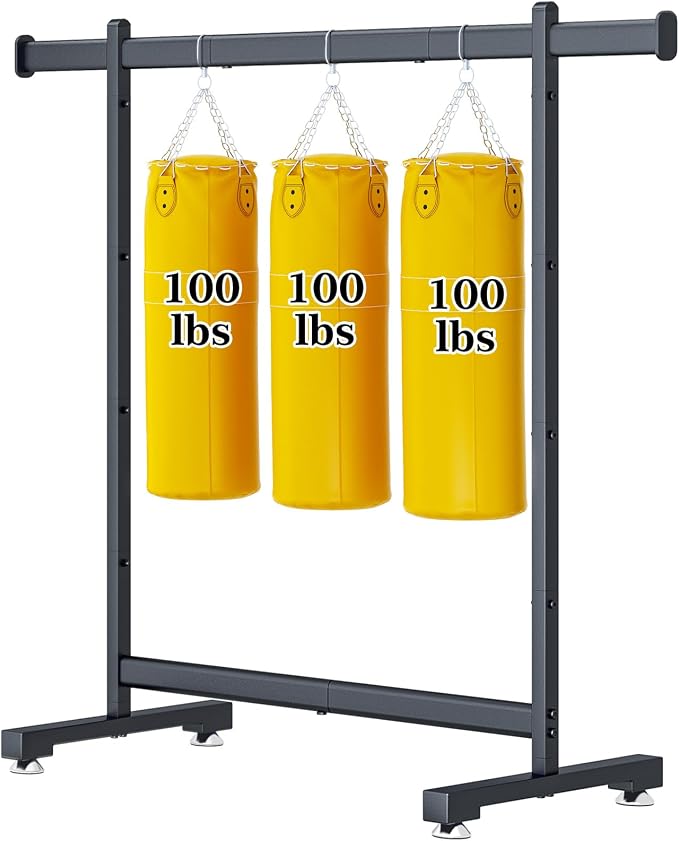 Wiracks Heavy Duty Clothes Rack for Hanging Clothes Clothing Rack 300LBS Portable Clothes Rack 45" L*15" W*66" H Thickened and Widened elliptical Tubes (Black)