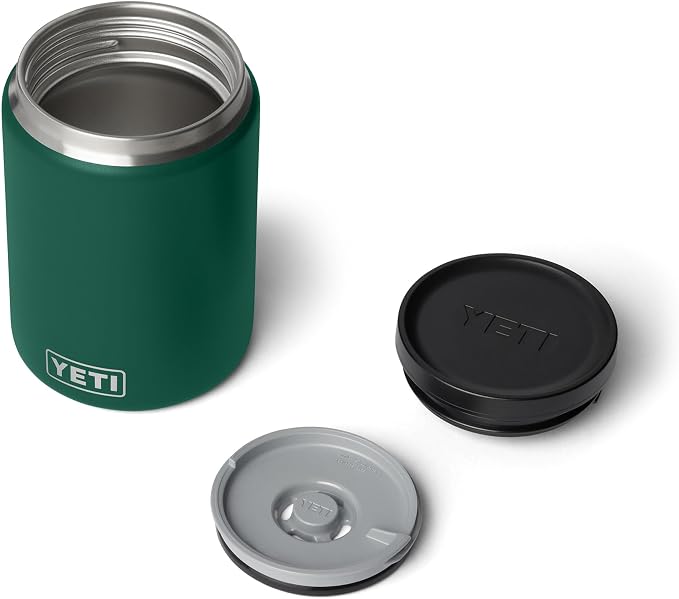 YETI Rambler 24 oz Food Jar, Vacuum Insulated, Stainless Steel, With Airtight Lid, Black Forest Green