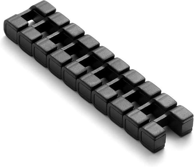 10 Pack Magnetic Cord Organizer Holder, Strong Magnet Cable Clips | Wire Management for Desk, Under Desk, Nightstand, Office, Car, Kitchen, Adjustable