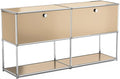 Modern Storage Cabinet Sideboard Versatile Free-Standing Organizer Cabinets for Home Office, Living Room, Bedroom, Kitchen, Garage