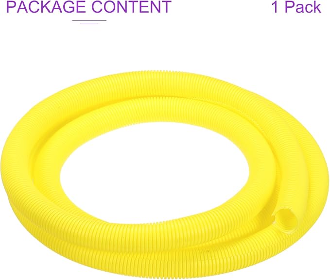 DMiotech 10ft Wire Loom Split Tubing 1 Inch(25.5 Mm) ID, Cord Protectors from Pet Flexible Conduit Cable Management for Office, Home, Garden, Yellow