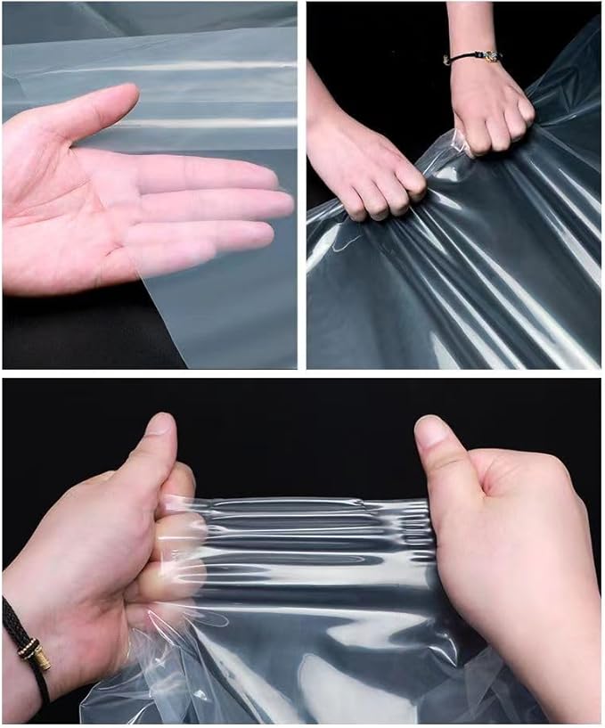 Giant Clear Plastic Bags 55 x 63 Inch Large Storage Bags for Garage, Furniture, Luggage, Home Appliances, Kids Toys, Equipments, Industry or Agriculture Use and More (10 pack)