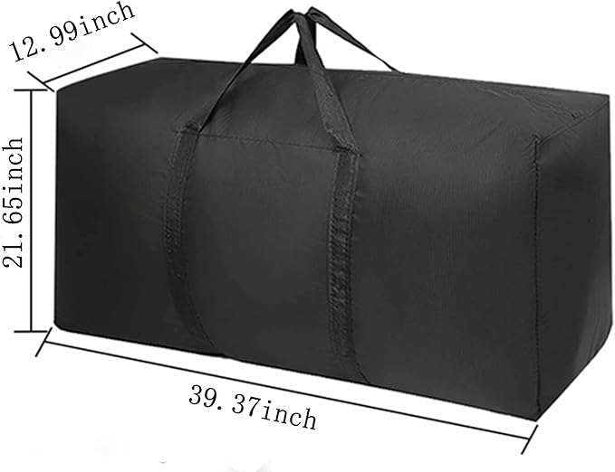 Extra Large Storage Bag for Moving Travel Bag Waterproof Large Moving Bag with Double Zippers and Reinforced Handles Large Capacity Duffle Bag for Moving Traveling Home Storage Packing, 160l,