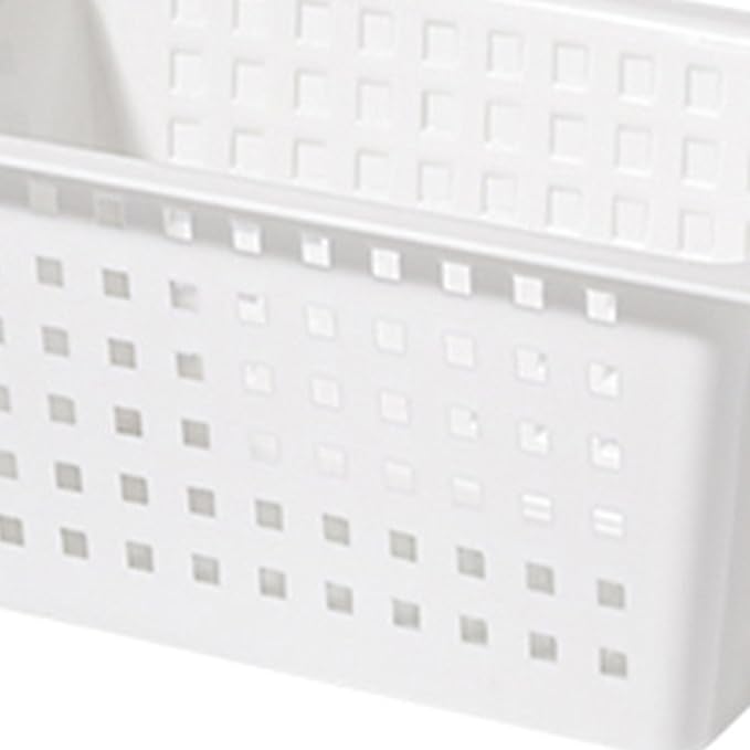 Gonetre Shelf Baskets Storage Basket for Expandable Rod Under Sink Organizer PP Plastic Hanging Basket for Closet Wardrobe Kitchen 30*16*8CM Storage supplies