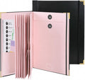 Document Organizer | in Case I Die Binder Organizer with Labels-Black+Pink | Home Emergency Organizer, File Organizer, Important Document Organizer, Folio Folder, Planner