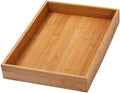 YBM Home Bamboo Drawer Organizer Storage Box for Kitchen Drawer, Junk Drawer, Office, Bedroom, Children Room, Craft, Sewing, and Bathroom, 6 Pack 10x14x2 inch