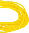 DMiotech 50ft Wire Loom Split Tubing 1/4 Inch(6.4mm) ID, Cord Protectors from Pet Flexible Conduit Cable Management for Office Home Garden, Yellow