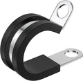 20 PCS 3/8 Inch Cable Clamps, 304 Stainless Steel Cable Clamps, Insulated Clamp, Hose Clamp, Pipe Clamp, Sturdy Clamp, and Wire Clamp by RTHIEAI