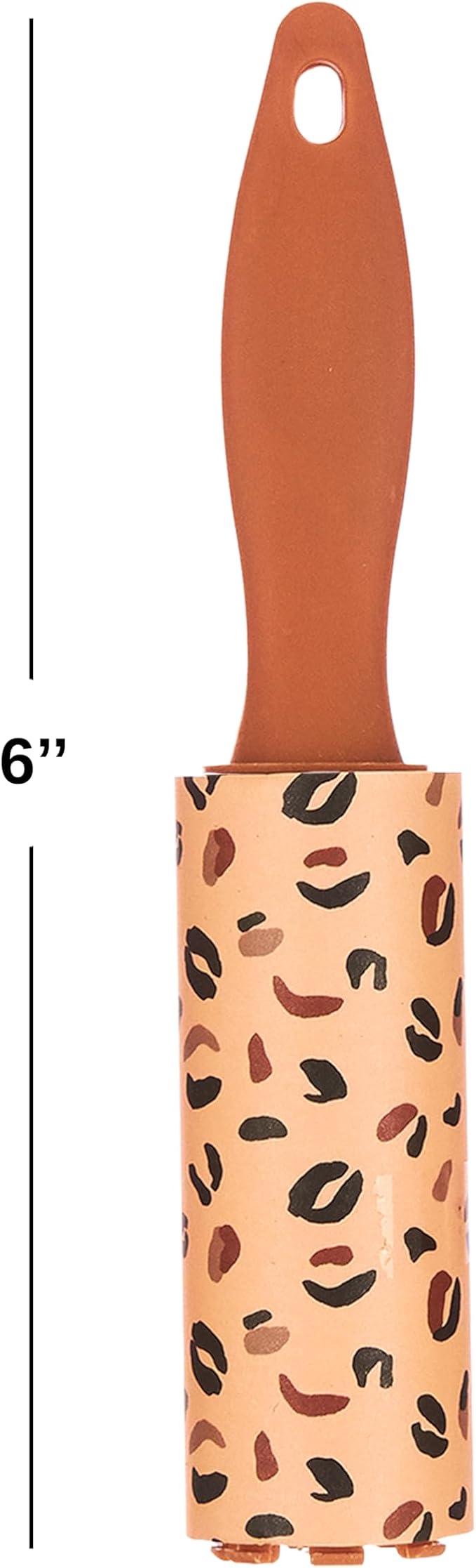 5pc Brown Mini Lint Roller Value Pack - Colorful Compact Rollers for Travel | Pet Hair & Lint Remover for Clothing & Household Use. Portable On-the-Go Lint Removers