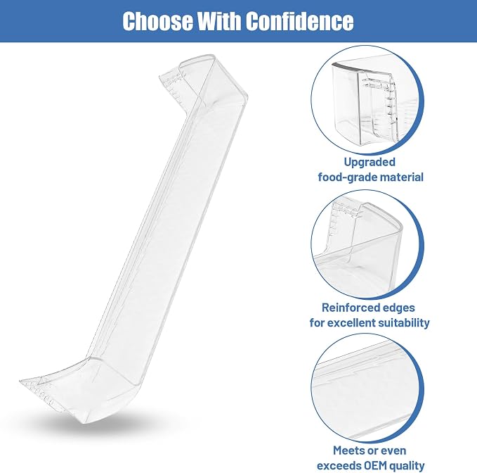 MAN62570801 Refrigerator Door Shelf Bin Compatible With LG Kenmore Refrigerator Parts Replacement Fridge Door Shelf LTCS24223S LTCS24223D LTWS24223S LRTLS2403S Fridge Door Basket Right