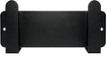 Black Stainless Steel Cutting Board & Pot Lid Organizer | Black rack mount under cabinet or wall; dual install kits, storage for cutting boards, pot lids and bathroom scale