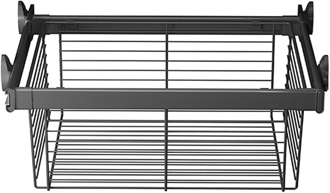 Adjustable Width Pull-Out Clothing Storage Basket,Pull Out Drawer Organizer Containers Storage Bin,for Home Office Bedroom Laundry Room(Color2,456x(620-670) x272mm)