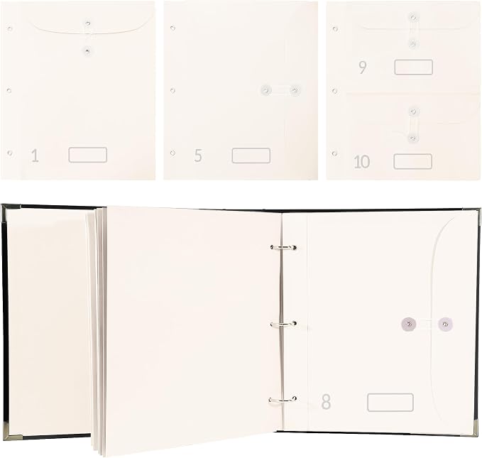 Important Document Organizer – Emergency File Folder Protect Your Family’s Legacy with 3-Ring and Label Pockets, Perfect for Home Office Filing and Gift Giving on Special Occasions