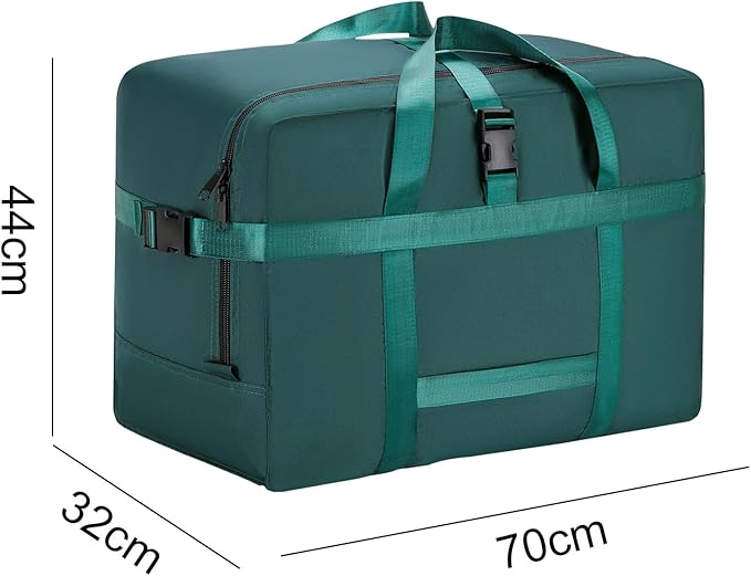 Upgrade Moving Bags Heavy Duty Extra Large, College Packing Bags for Moving Clothes, Moving Supplies & Boxes with Zippers and Handles, Storage Bags Moving Totes Camping Essentials (green, 98L)