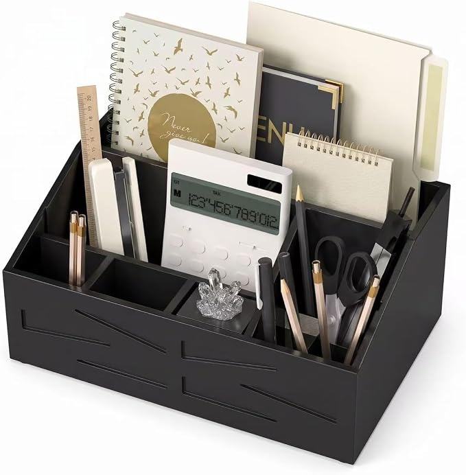 Large Mail Organizer Countertop,Farmhouse Desk and Kitchen Countertop Storage, Letter Sorter, Desk Mail and Bill Organizer, Desktop File and Paper Holder