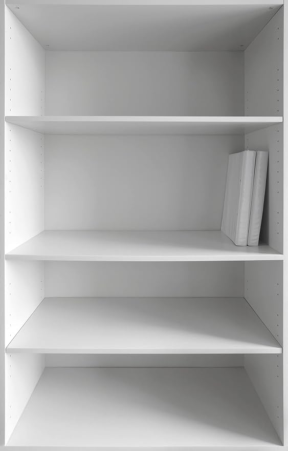 White Cabinet Shelves Melamine 1/2'' Thick, Custom, Cut to Size. (20'' Depth x 15' Inches Length)