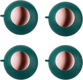 Washable Reusable Gel Lint Roller for Pet Hair, Green, 4pcs | Tecogue Portable Dog Cat Pet Hair Remover for Clothes, Laundries, Sticky Cleaner, Dust Fuzz Fur for Travel Household