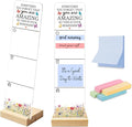 Sticky Notes Monitor Memo Board with Removable Wooden Base Sometimes You Forget that You are Amazing Inspirational Quote Message Board Portable Sticky Note Holder Positive Office Desk Decor and Gift