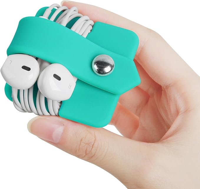 Cord Organizer Earbuds Holder Earphones Wrap Headset Headphone Wrap Winder Cord Manager Cable Winder Set of 2