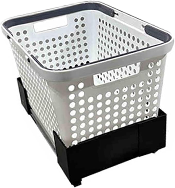 Closet Pull-Out Baskets,Removable Storage Basket,Clothing Pull Out Basket,for Pantry/Laundry/Bathroom/Mudroom(Color2)
