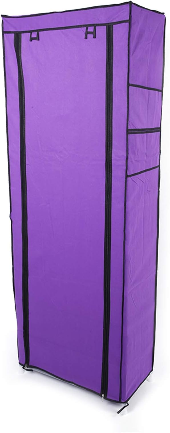 Shoe Rack, 10 Tier Shoe Organizer with Dust Cover, Shoe Storage Shelf for 20-27 Pairs of Shoes, Designed for Doorways, Entryway, Suitable for Sneakers, High Heels, Flats, and Boots (Purple)