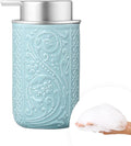 12OZ/350ML Ceramic Foaming Soap Dispenser Empty Hand Soap Dispenser Refillable Lotion Containers with Pump
