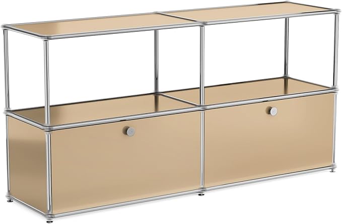 Modern Storage Cabinet Sideboard Versatile Free-Standing Organizer Cabinets for Home Office, Living Room, Bedroom, Kitchen, Garage