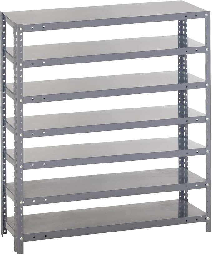 Quantum Storage Systems 1239-000 Shelving Unit for Shelf Bin System (Bins Sold Separately), 12" W x 36" D x 39" H