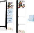 Monitor Memo Board Acrylic Sticky Note Holder Funny Tired Duck Office Desk Decor with 100 Self Stick Note Pads Current Status Don't Quote