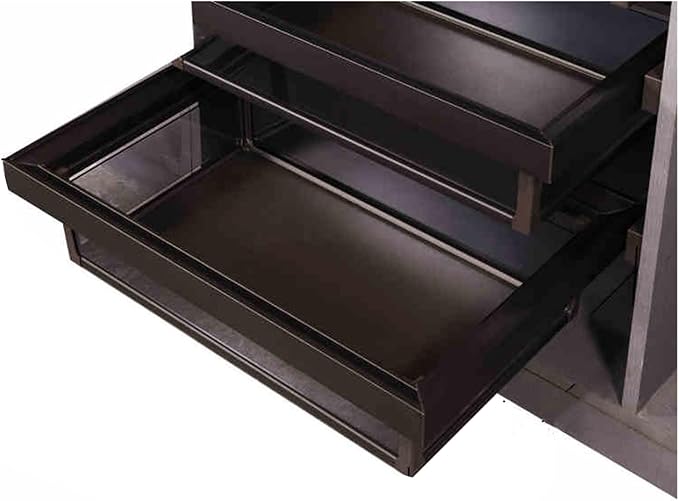 Pull Out Cabinet Storage Basket,Telescopic Coat Drawer for Kitchen,Stackable Detachable Baskets Closet Storage Box,for Kitchen Office Wardrobes Cupboard Storage(Black,47x62x18cm)