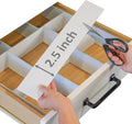 DRAWER DADDY Customizable Grid Drawer Dividers, Cut to Fit Organizer | Custom drawer dividers that fit any drawer. DIY cut to fit design, adjustable organizer for kitchen, bathroom, desk, and more